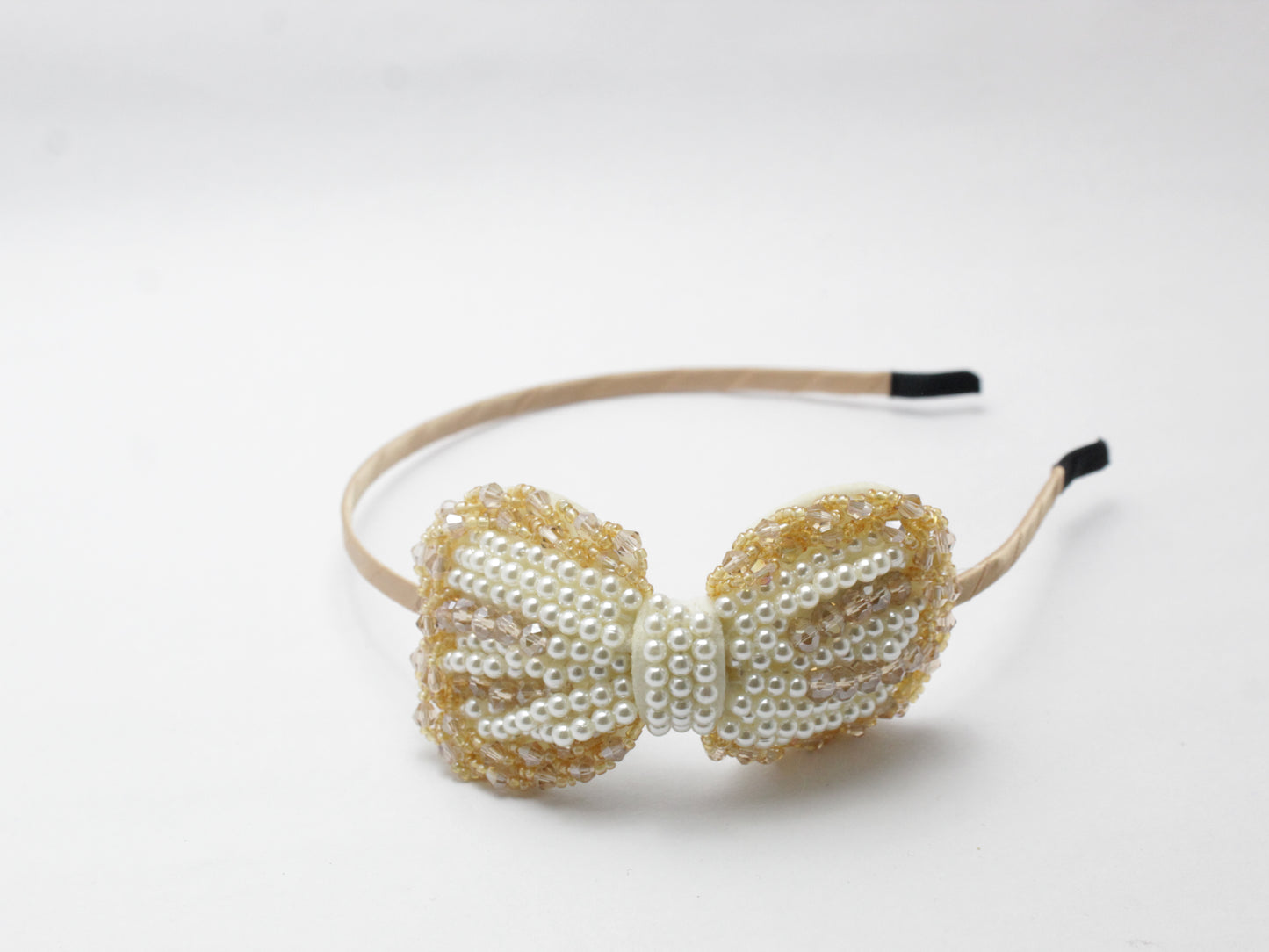 BOW PEARL HAIRBAND